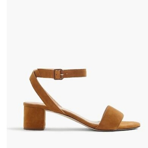 J. Crew Shoes - J. Crew Lottie Suede Sandals in tan 8 roasted cider